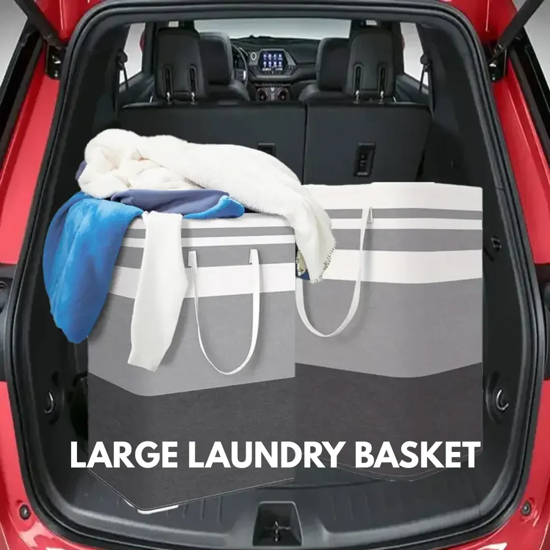 Ultra Large 72L Cloth Laundry Basket – Foldable & Lightweight (Multicolor) product image